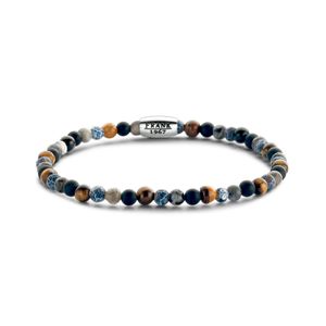 Frank 1967 7FB-0460 Rekarmband natuursteen beads meerkleurig