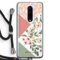 Sweet heaven geometrics: OnePlus 7 Pro Transparant Hoesje met koord