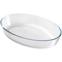 Chef Traiteur Ovenschaal van borosilicaat glas - ovaal - 3 Liter - 35 x 24 x 7 cm