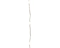 Micro led strengverlichting op batterij 95cm-20l zilver warm wit - Lumineo - thumbnail