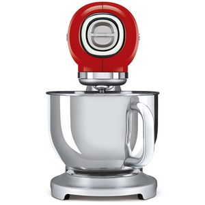 Smeg SMF02RDEU mixer Staande mixer Rood, Zilver 800 W