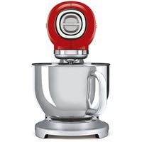 Smeg SMF02RDEU mixer Staande mixer Rood, Zilver 800 W - thumbnail