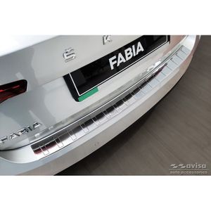 RVS Bumper beschermer passend voor Skoda Fabia IV Hatchback 2021- 'Ribs' AV235562