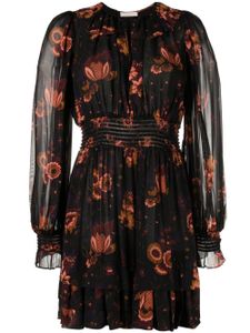 Ulla Johnson robe à fleurs - Noir