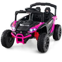 Kinderen 12V Elektrische auto met Afstandsbediening Elektrische UTV-truck Kinderauto Kinder Voertuig Roze