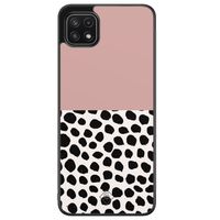 Samsung Galaxy A22 5G hoesje - Pink dots