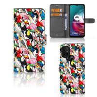 Motorola Moto G10 | G20 | G30 | Telefoonhoesje | Met pasjeshouder | Birds