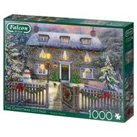 Falcon de luxe The Christmas Cottage 1000 stukjes - thumbnail