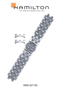 Horlogeband Hamilton H32716159 / H695327102 Staal 23mm