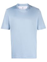 Brunello Cucinelli t-shirt en coton à col rond - Bleu - thumbnail