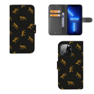 Telefoonhoesje met Pasjes voor iPhone 13 Pro Leopards