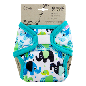 Petit Lulu overbroekje XL - Olifant Blauw