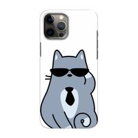Cool cat: Volledig geprint iPhone 12 Pro Max Hoesje