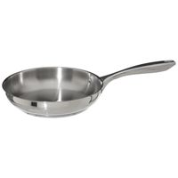 Koekenpan - Alle kookplaten geschikt - zilver - RVS - Dia 24 cm Koekenpan - Alle kookplaten geschikt - zilver - RVS - Dia 24 cm