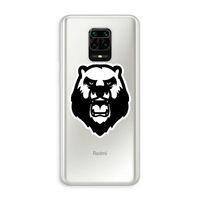 Angry Bear (white): Xiaomi Redmi Note 10 Lite Transparant Hoesje