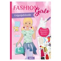 Standaard Uitgeverij Sticker- en tekenboek fashion girls - vrijetijdslooks