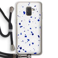 Terrazzo N°5: Samsung Galaxy A8 (2018) Transparant Hoesje met koord