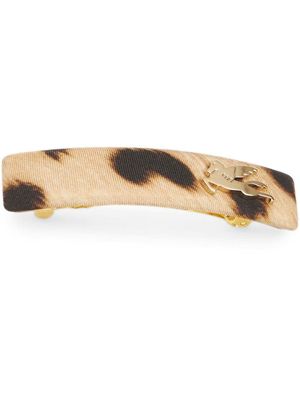 ETRO barrette à imprimé léopard - Tons neutres