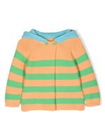 Stella McCartney Kids cardigan en coton à capuche - Orange - thumbnail