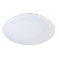 LED Plafondlamp IP44 Spatwaterdicht - 12W Warm Wit - Rond Wit Kunststof