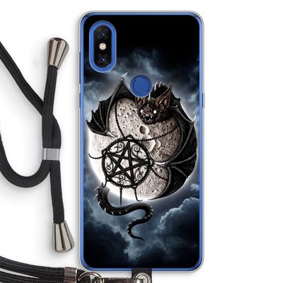 Volle maan: Xiaomi Mi Mix 3 Transparant Hoesje met koord