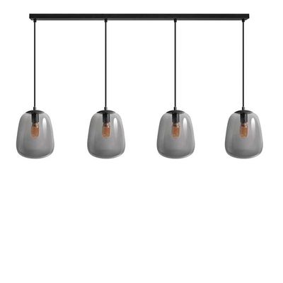 Hanglamp Benn zwart 4 lichts