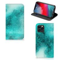 Bookcase Apple iPhone 11 Pro Painting Blue