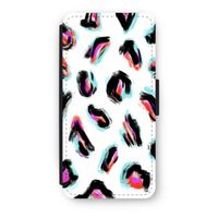 Cheetah color: iPhone 7 Flip Hoesje