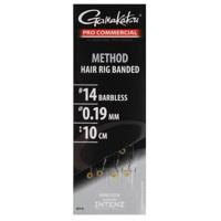 Gamakatsu Gamakatsu Method Hair Rig Banded Haak 14 barbless Lengte 10 cm Lijndikte 0.21mm