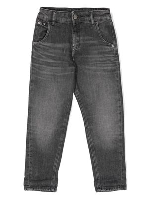 Calvin Klein Kids jean Barrel à coupe droite - Noir