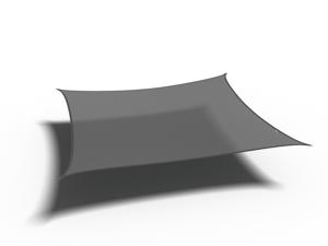 Platinum Schaduwdoek vierkant antraciet 360x360
