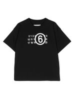 MM6 Maison Margiela Kids t-shirt à logo imprimé - Noir