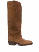 Via Roma 15 bottes en daim - Marron