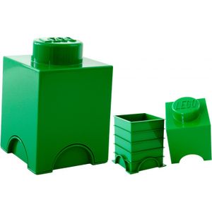 Room Copenhagen LEGO Storage Brick 1 Groen opbergdoos