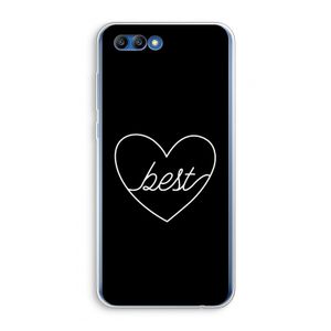 Best heart black: Honor 10 Transparant Hoesje