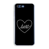 Best heart black: Honor 10 Transparant Hoesje