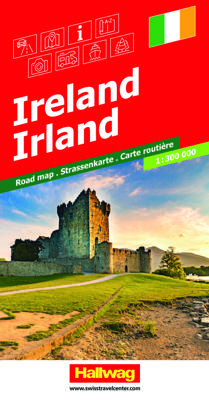 Wegenkaart - landkaart Ireland - Ierland | Hallwag