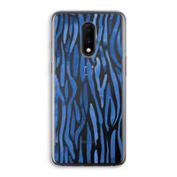 Blauwe nerven: OnePlus 7 Transparant Hoesje