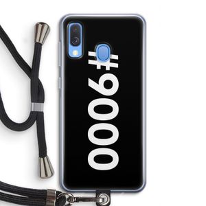 #9000: Samsung Galaxy A40 Transparant Hoesje met koord