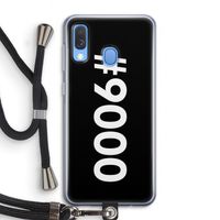 #9000: Samsung Galaxy A40 Transparant Hoesje met koord