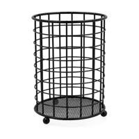Standaard voor keukengerei Quid Ebano Metaal 12,5 x 12,5 x 16,5 cm