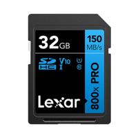 Micro SD geheugenkaart met adapter Lexar CL3800NW-ATA-XG 32 GB