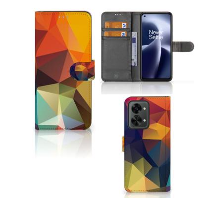 OnePlus Nord 2T | Book Case | Polygon Color