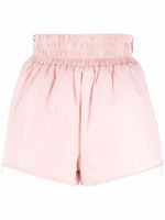 RED Valentino short zippé à design matelassé - Rose