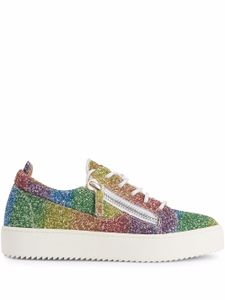Giuseppe Zanotti baskets à paillettes - Multicolore