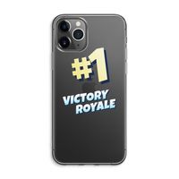Victory Royale: iPhone 11 Pro Max Transparant Hoesje