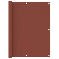 VidaXL Balkonscherm 120x400 cm oxford stof terracotta
