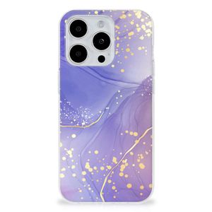 Hoesje maken voor iPhone 15 Pro Max Watercolor Paars