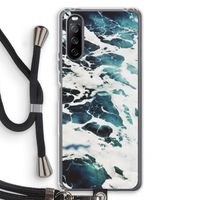 Golven: Sony Sony Xperia 10 III Transparant Hoesje met koord