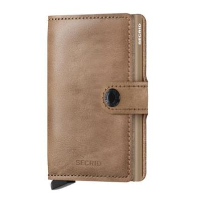 SECRID Miniwallet Taupe - Pasjeshouder dames